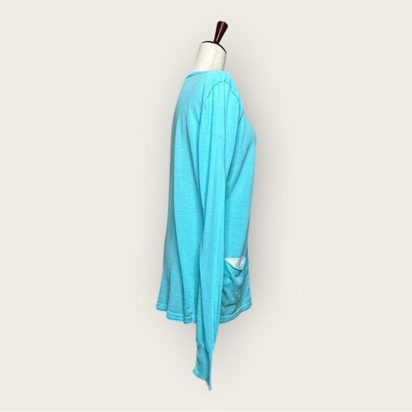 NWT | Gaudi | Long Sleeve Button Cardigan | Blue/White | Large - Picture 4 of 16